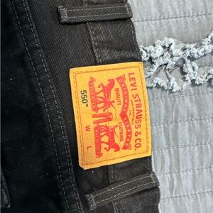 Levi's Men's Black Relaxed Jeans